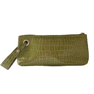 Elizabeth Arden Vinyl Makeup Bag Clutch Wristlet